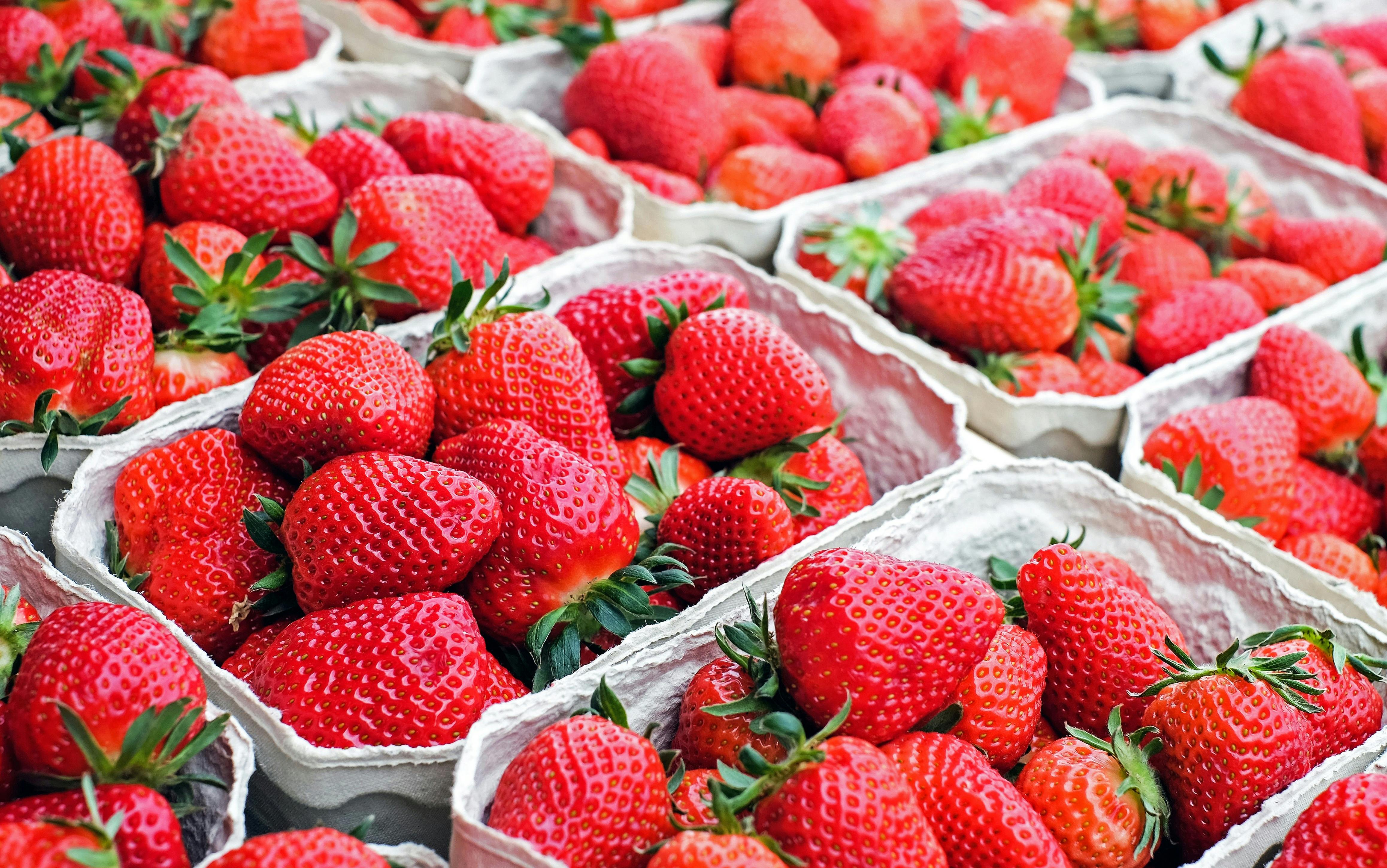 Boxes of strawberries | Source: Pexels