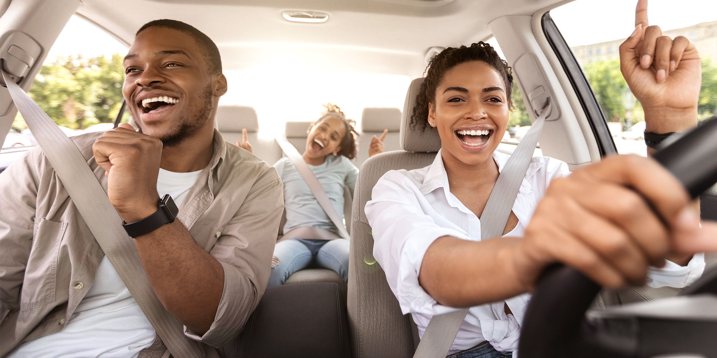 A family having fun on a road trip | Source: Shutterstock