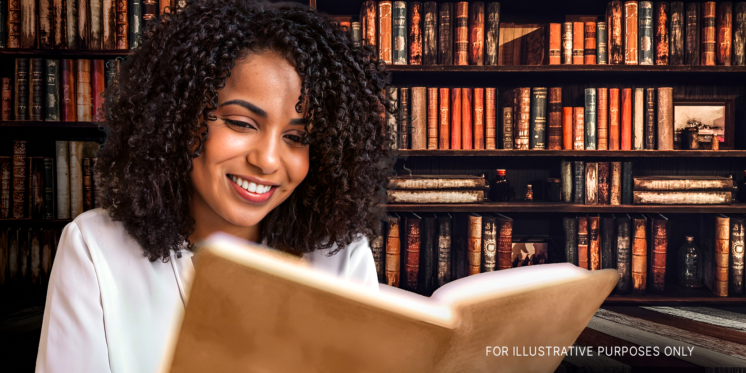 A woman reading a book | Source: Shutterstock