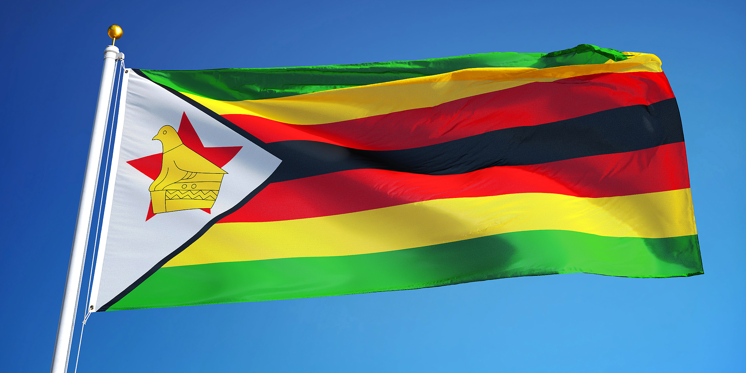 Flag of Zimbabwe | Source: Shutterstock